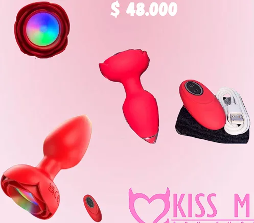 Plug Rosa con Luz