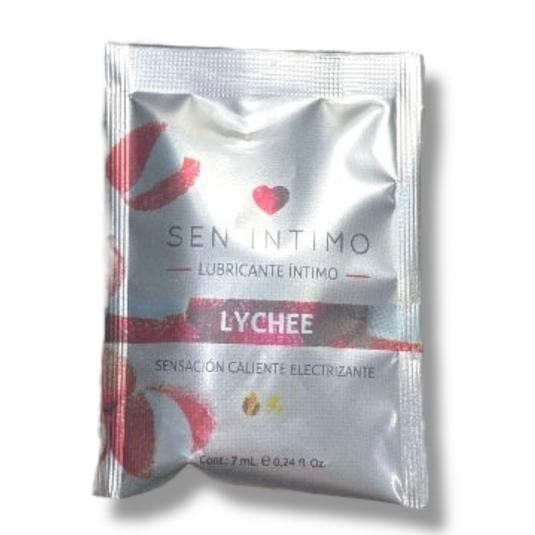 Lub. Lychee Electrizante Sachet 7 ml Sen Intimo (unidad)