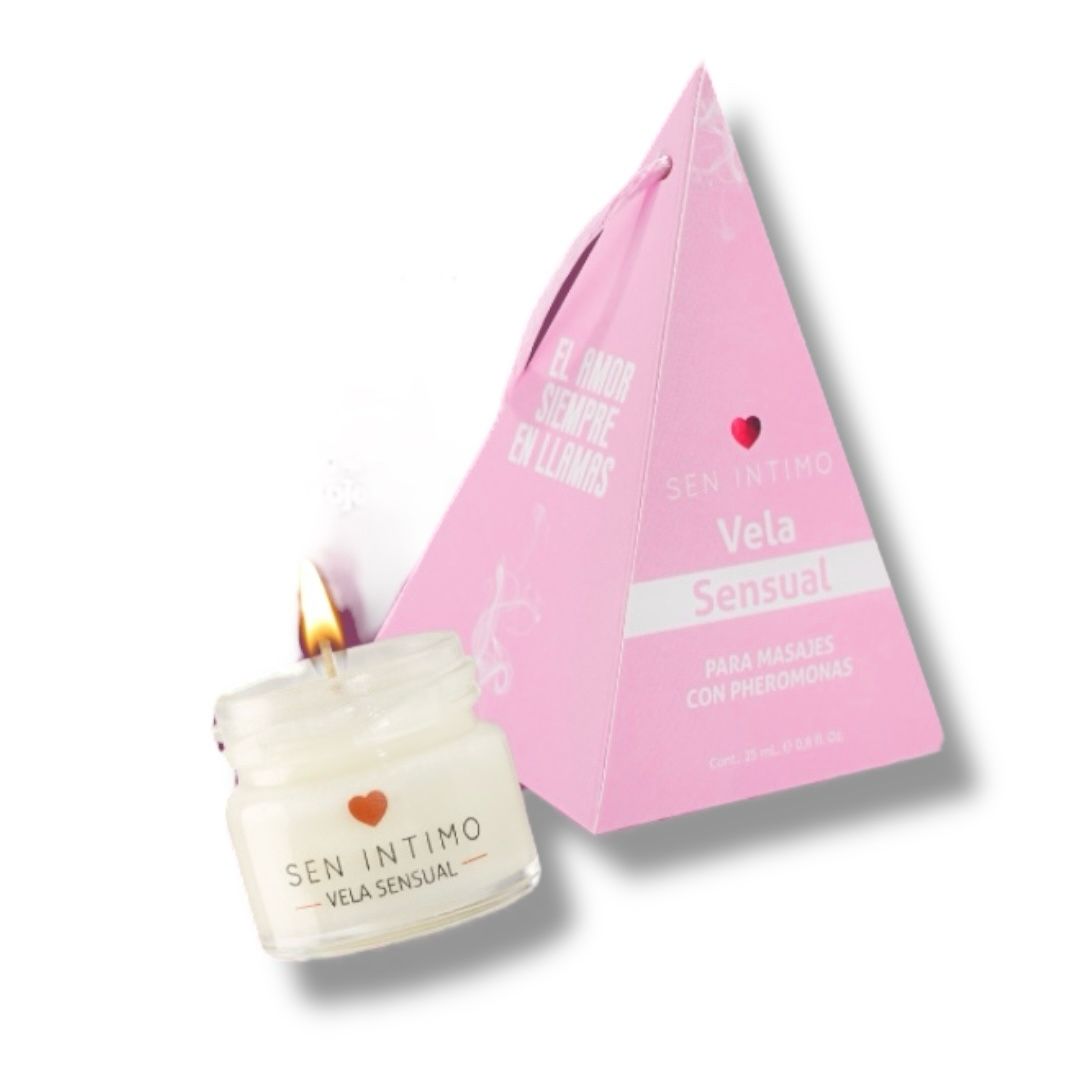 Vela Para Masajes Piramide x25ml Sen Intimo